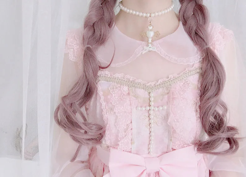 [2020 New] Yuki Hime Single Collar Pastel Babydoll Inner Blouse