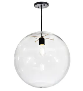 2nd Avenue Bola 28260-10 Pendant Light - Textured Black/Champagne Metallic