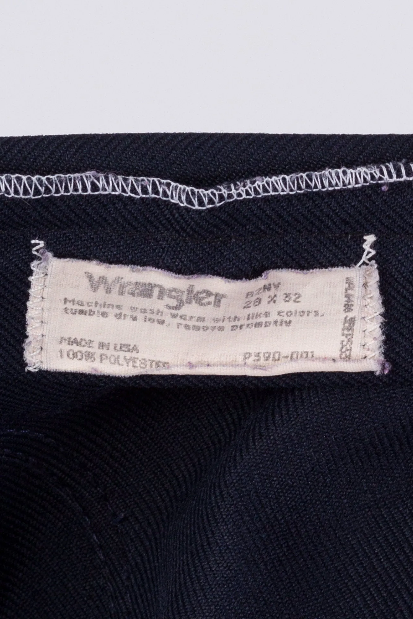 70s Wrangler Midnight Blue Trousers - Men's XS, Women's Small