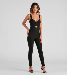 Absolute Bombshell Cross Front Catsuit