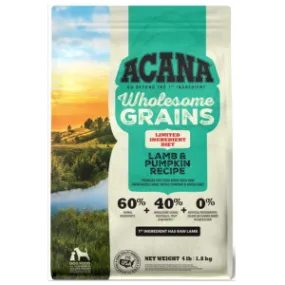 Acana Wholesome Grains Lamb & Pumpkin Recipe Dry Dog Food