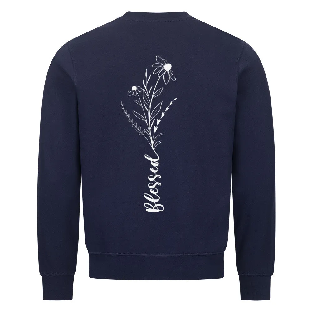 Aktion: Blessed Flower Sweatshirt BackPrint