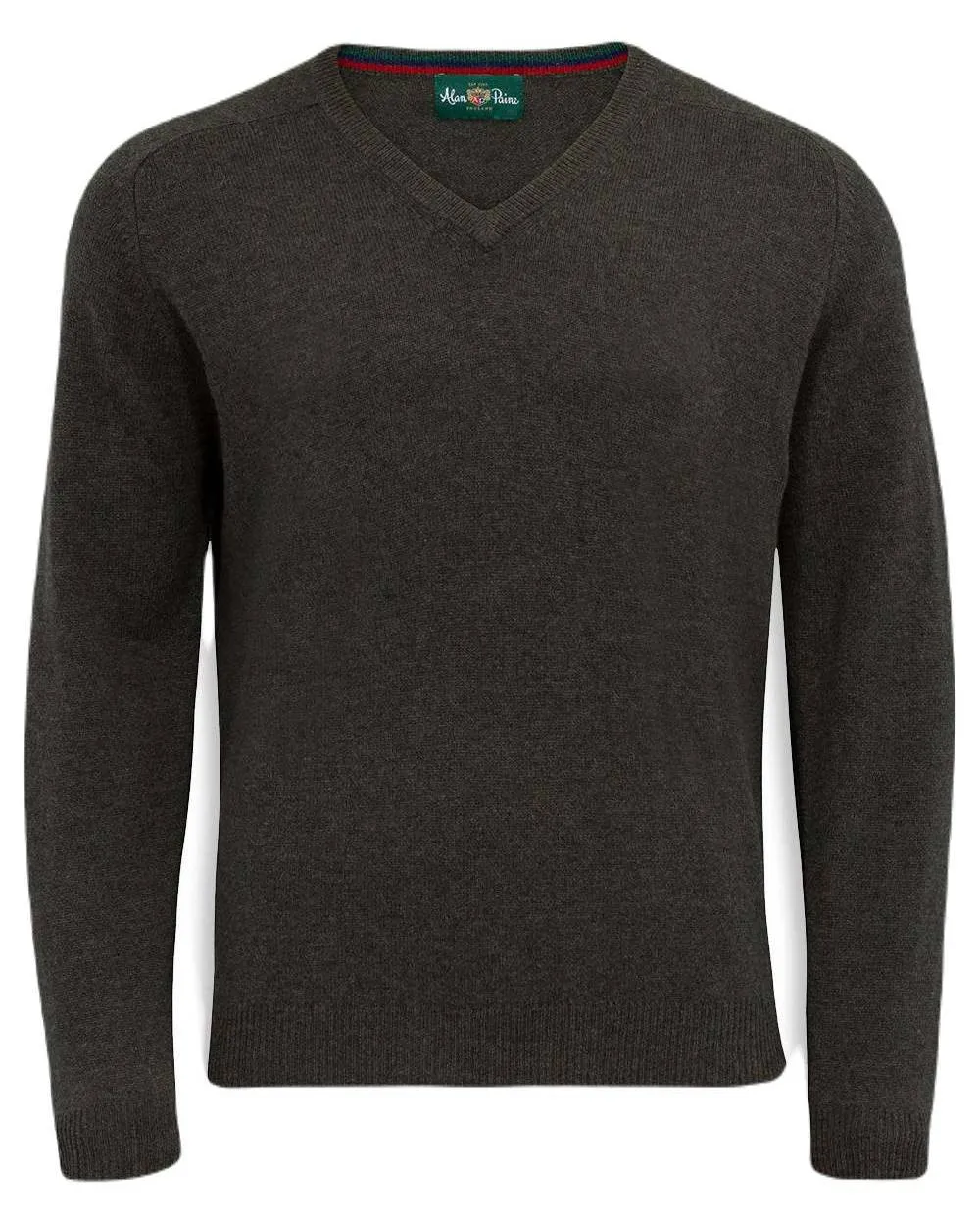 Alan Paine Streetly Lambswool V Neck Jumper