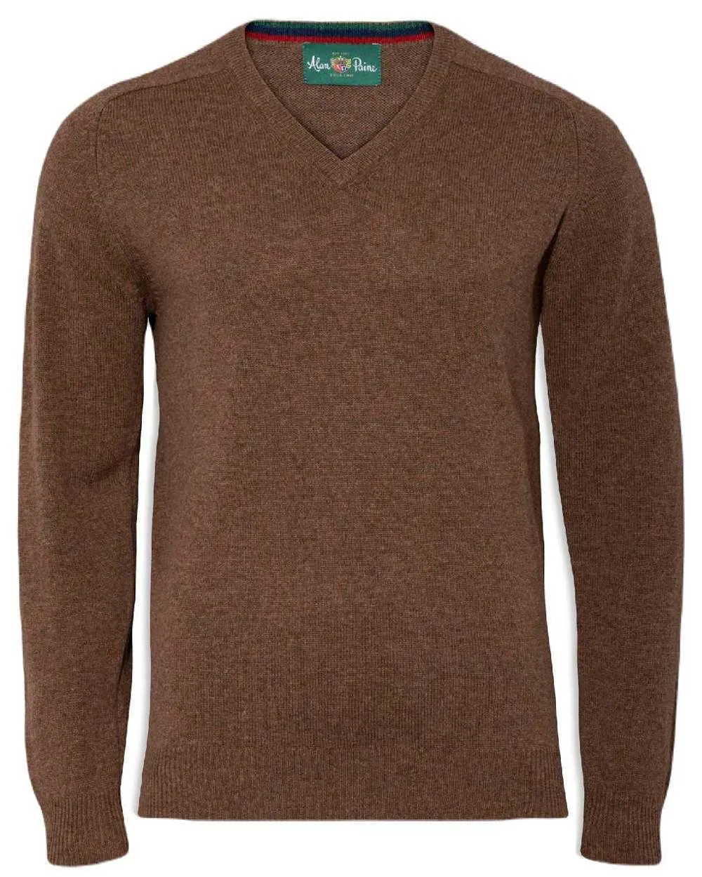 Alan Paine Streetly Lambswool V Neck Jumper