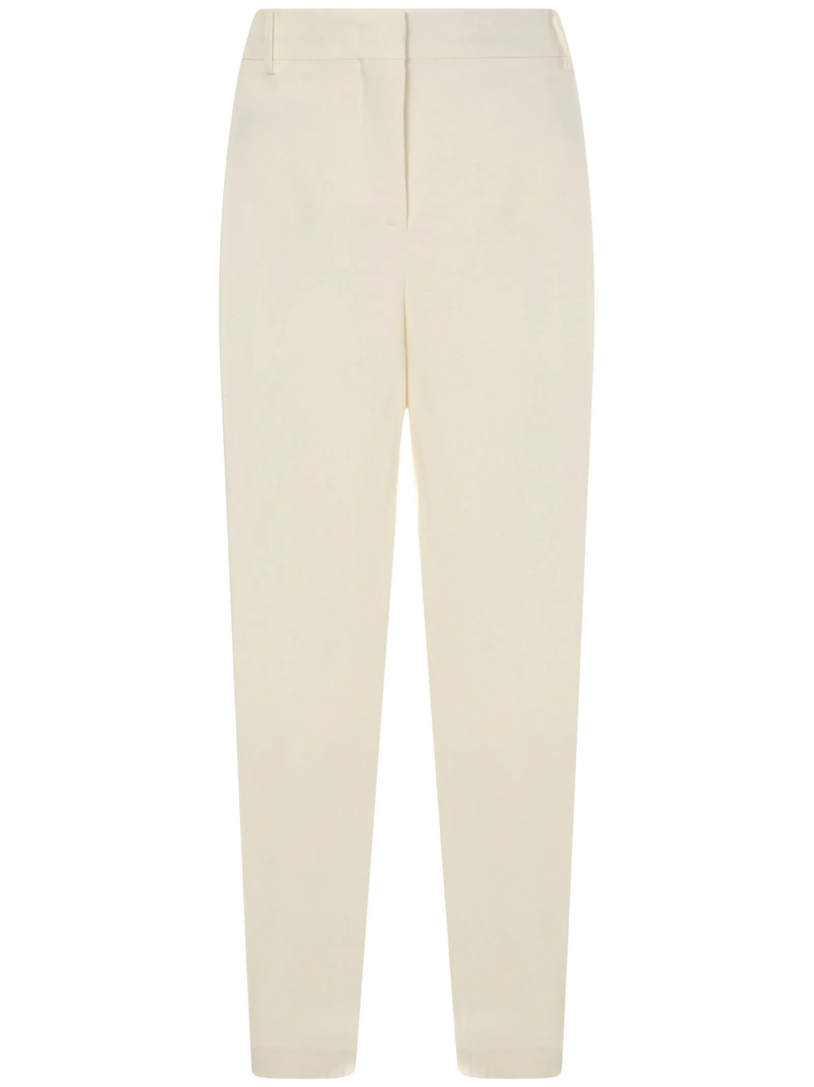 Alberta Ferretti High Waist Straight Leg Pants