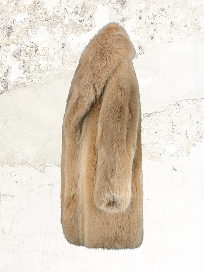 ALEXANDRE VAUTHIER Faux-fur oversized coat