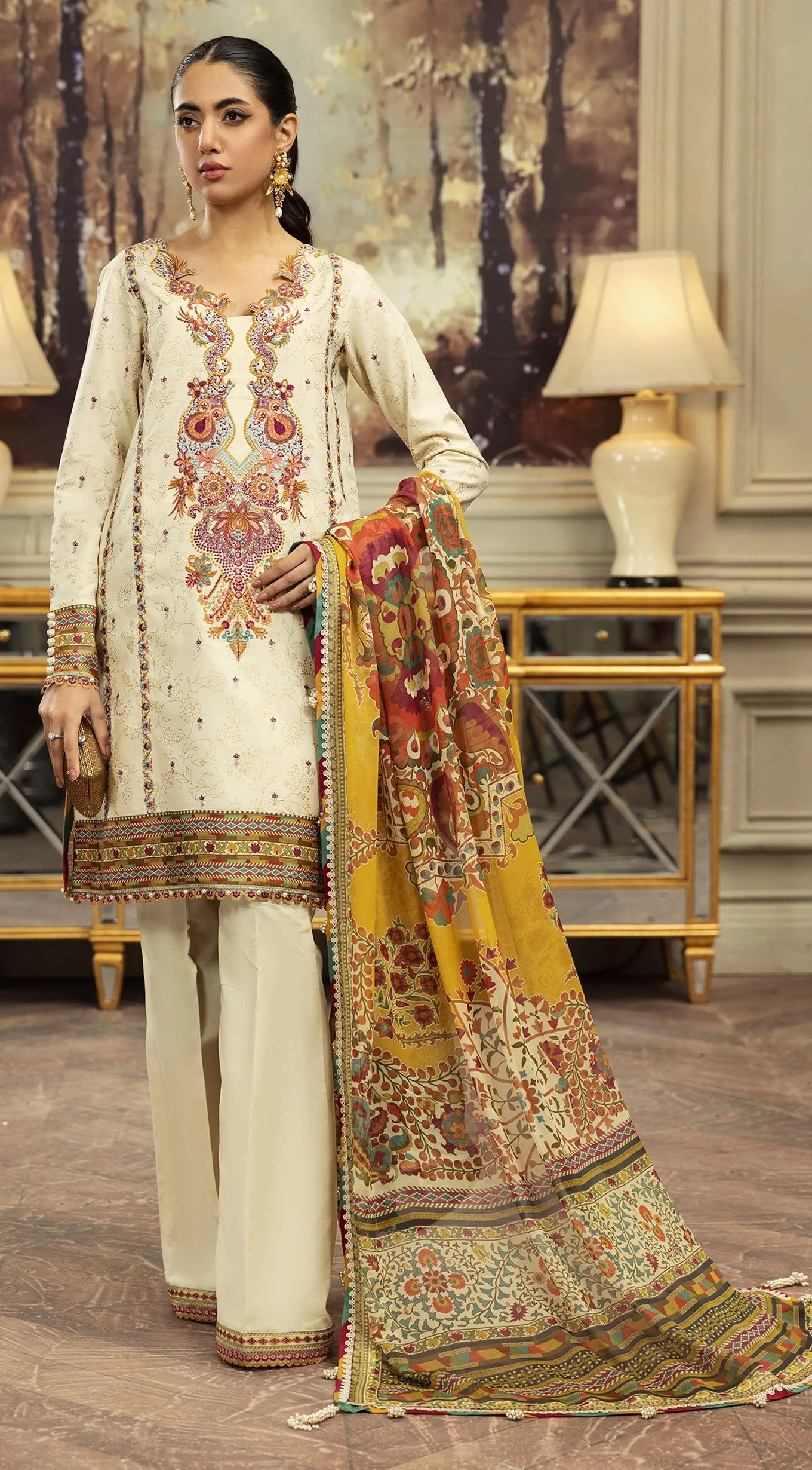 Anaya by Kiran Chaudhry Luxury Lawn Eid Collection – YANA