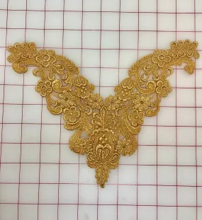 Applique - Bright Gold Venise Lace