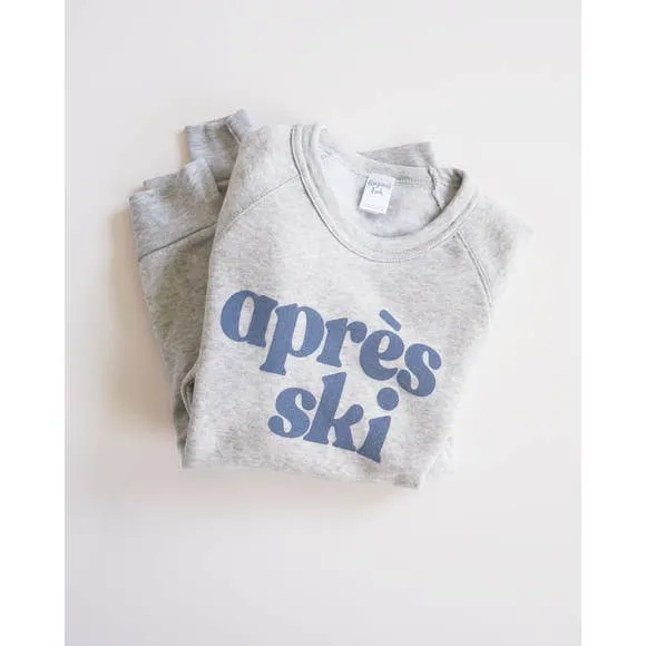 Apres Ski Fleece Sweatshirt - Light Eco Grey