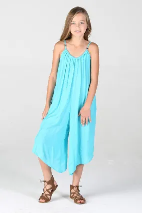 AQUA PULL ON JUMPSUIT