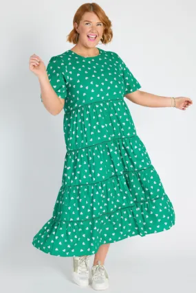 Aurelia Green Cupid Maxi Dress