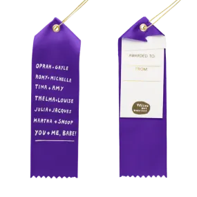 Award Ribbon / Bookmark w Note - Best Buds