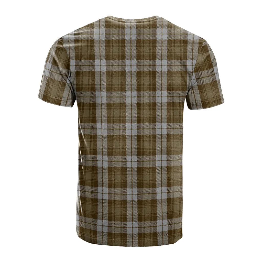 Baillie Dress Tartan T-Shirt with Family Crest