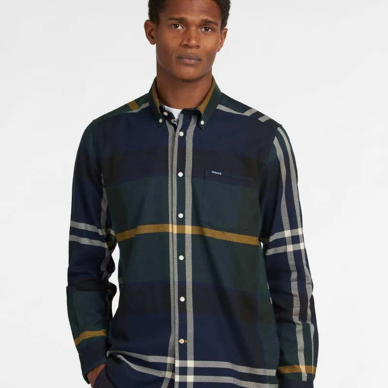 Barbour Dunoon Mens Tailored Shirt - Seaweed Tartan