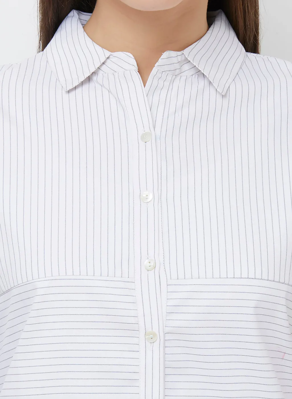 Beige Stripes Shirt