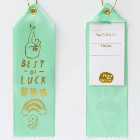 Best Of Luck Award Ribbon