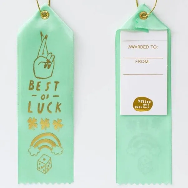 Best Of Luck Award Ribbon