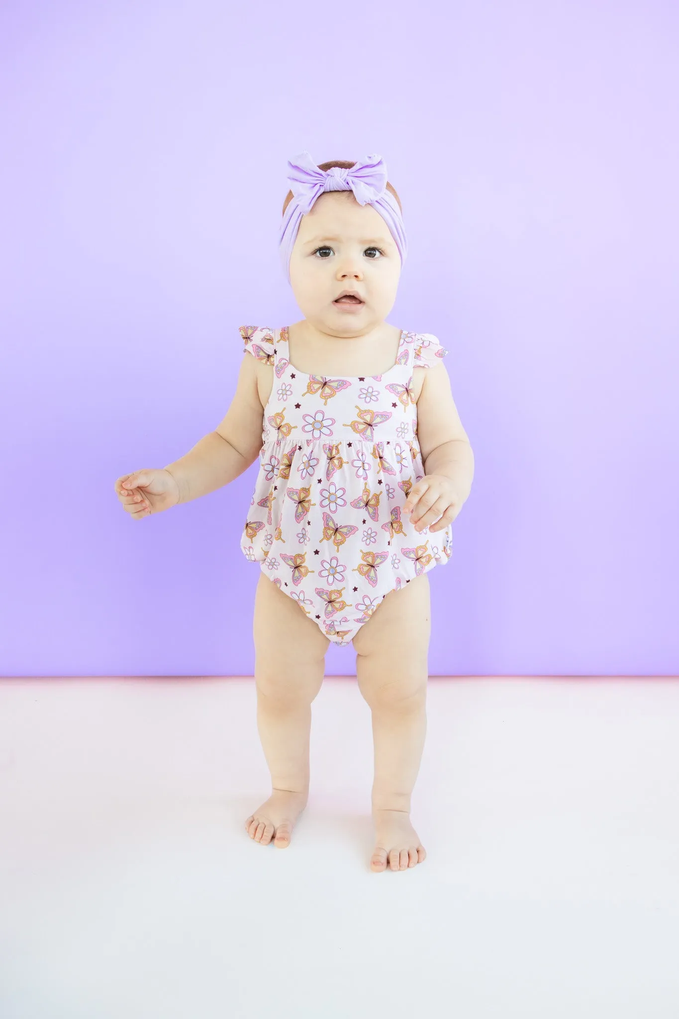 BLOSSOMIN' BUTTERFLY DREAM BUBBLE ROMPER