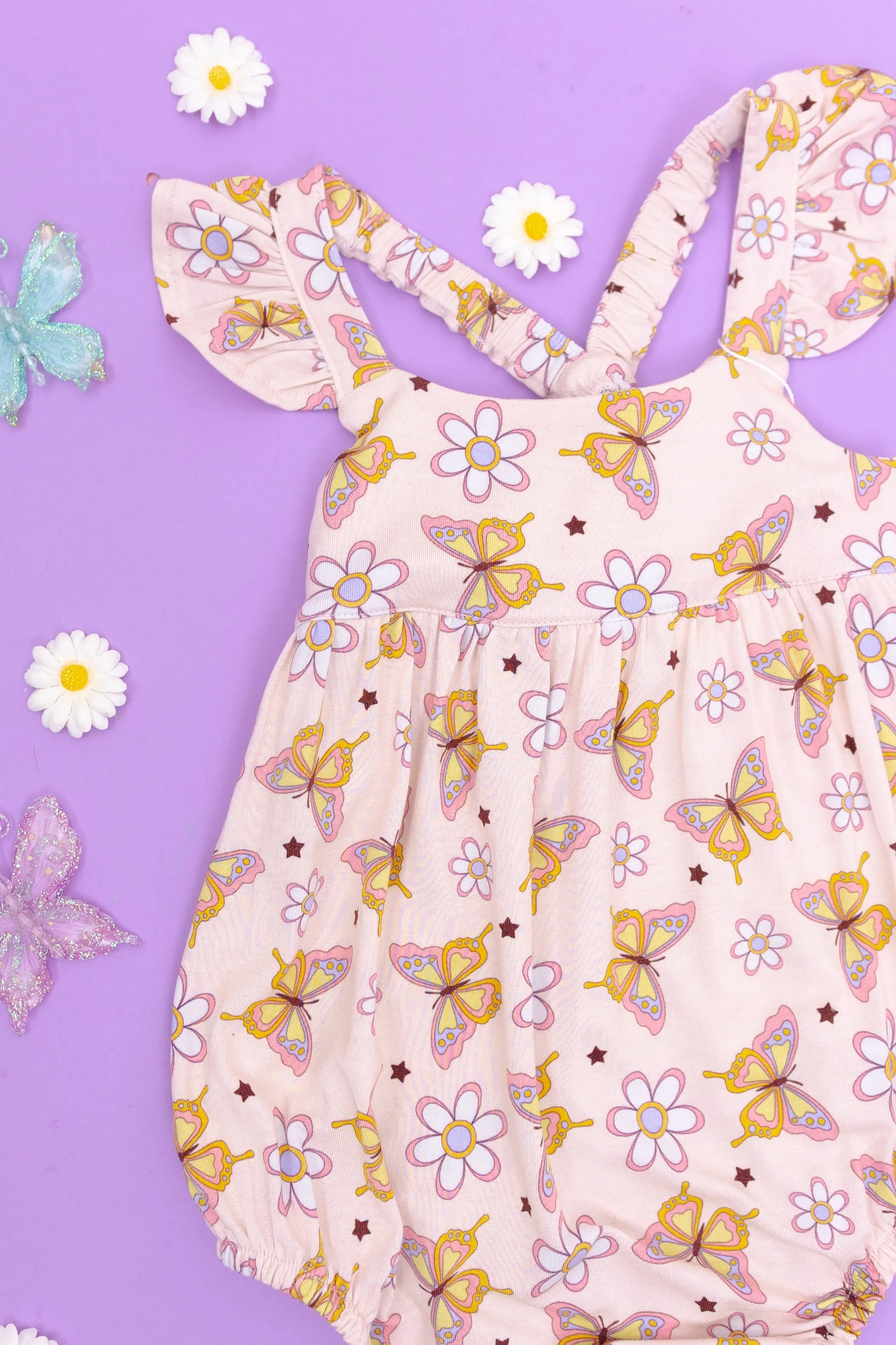 BLOSSOMIN' BUTTERFLY DREAM BUBBLE ROMPER