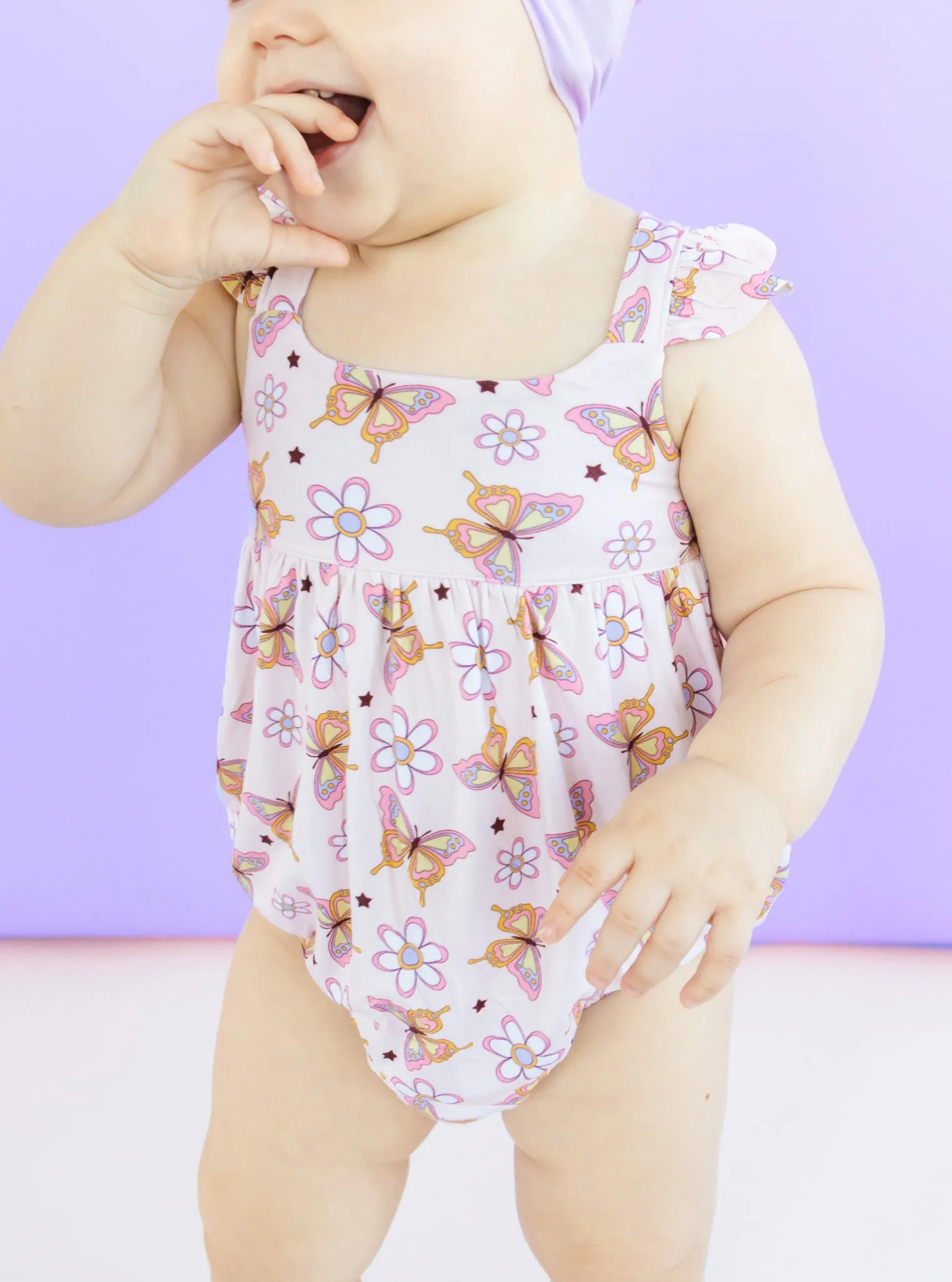 BLOSSOMIN' BUTTERFLY DREAM BUBBLE ROMPER