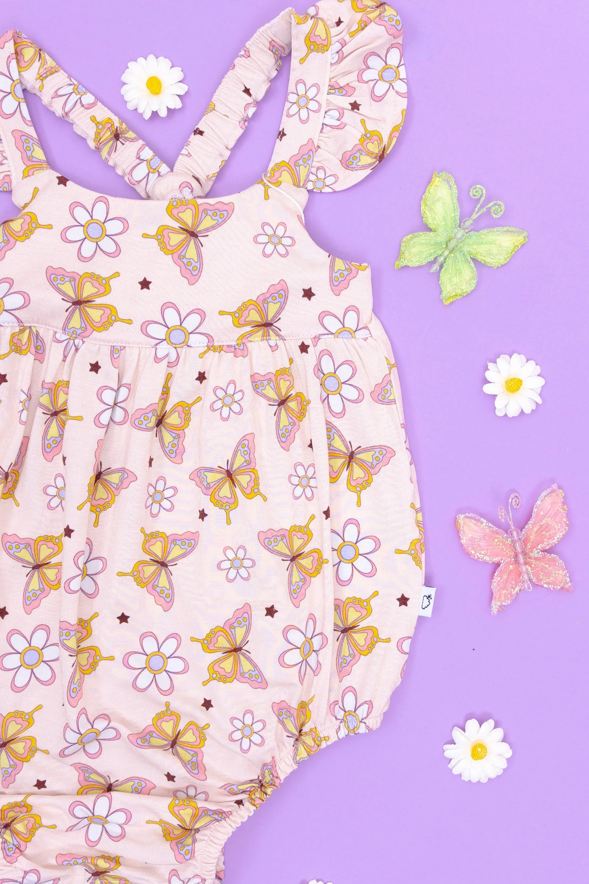 BLOSSOMIN' BUTTERFLY DREAM BUBBLE ROMPER