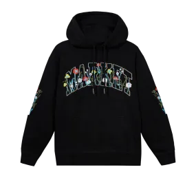 Bouquet Pullover Hoodie Washed Black