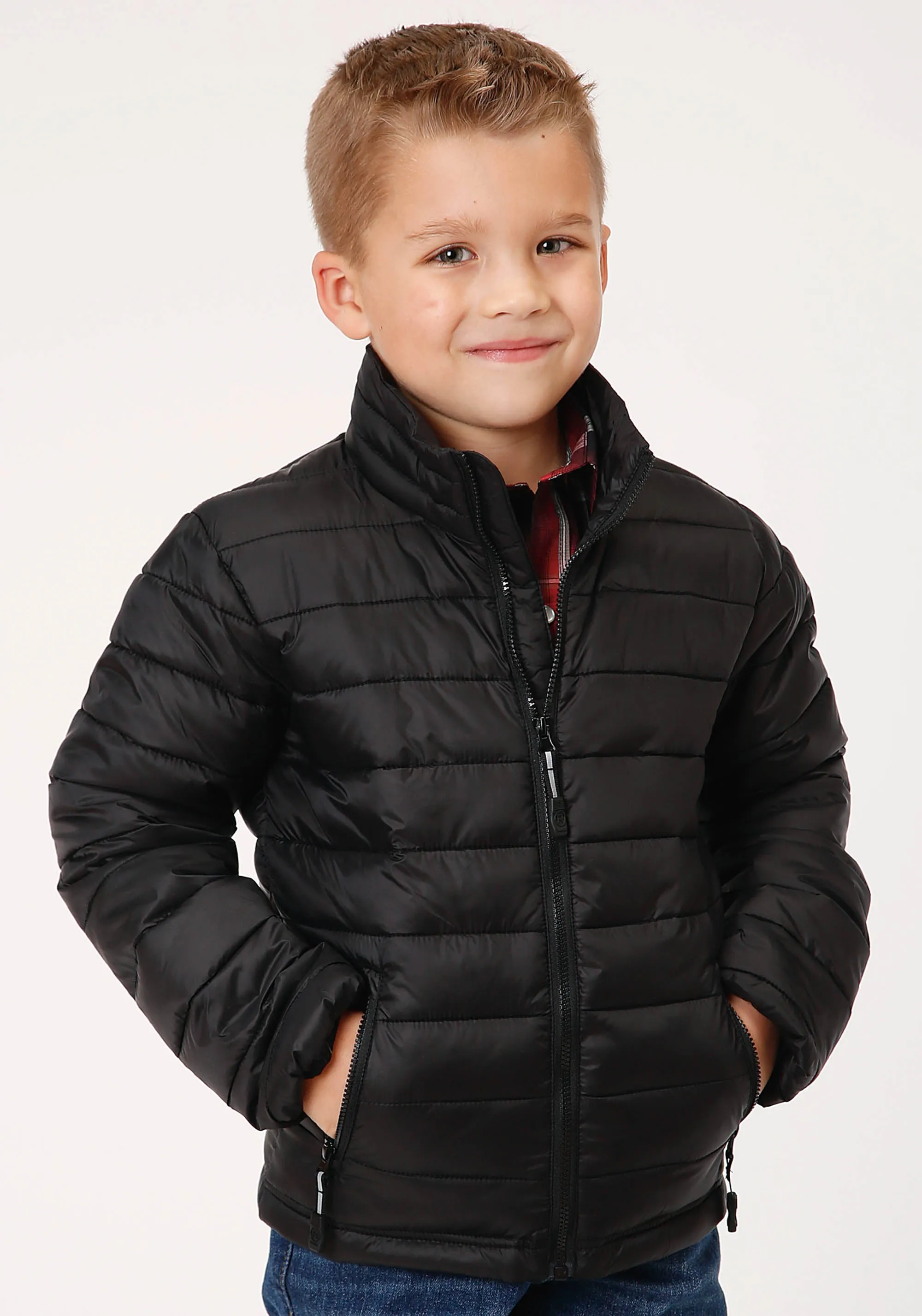 BOYS  CRUSHABLE POLY FILLED DOWN JACKET