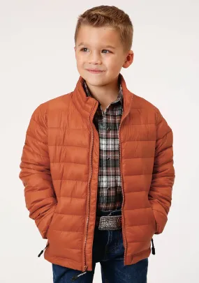 BOYS  CRUSHABLE POLY FILLED DOWN JACKET