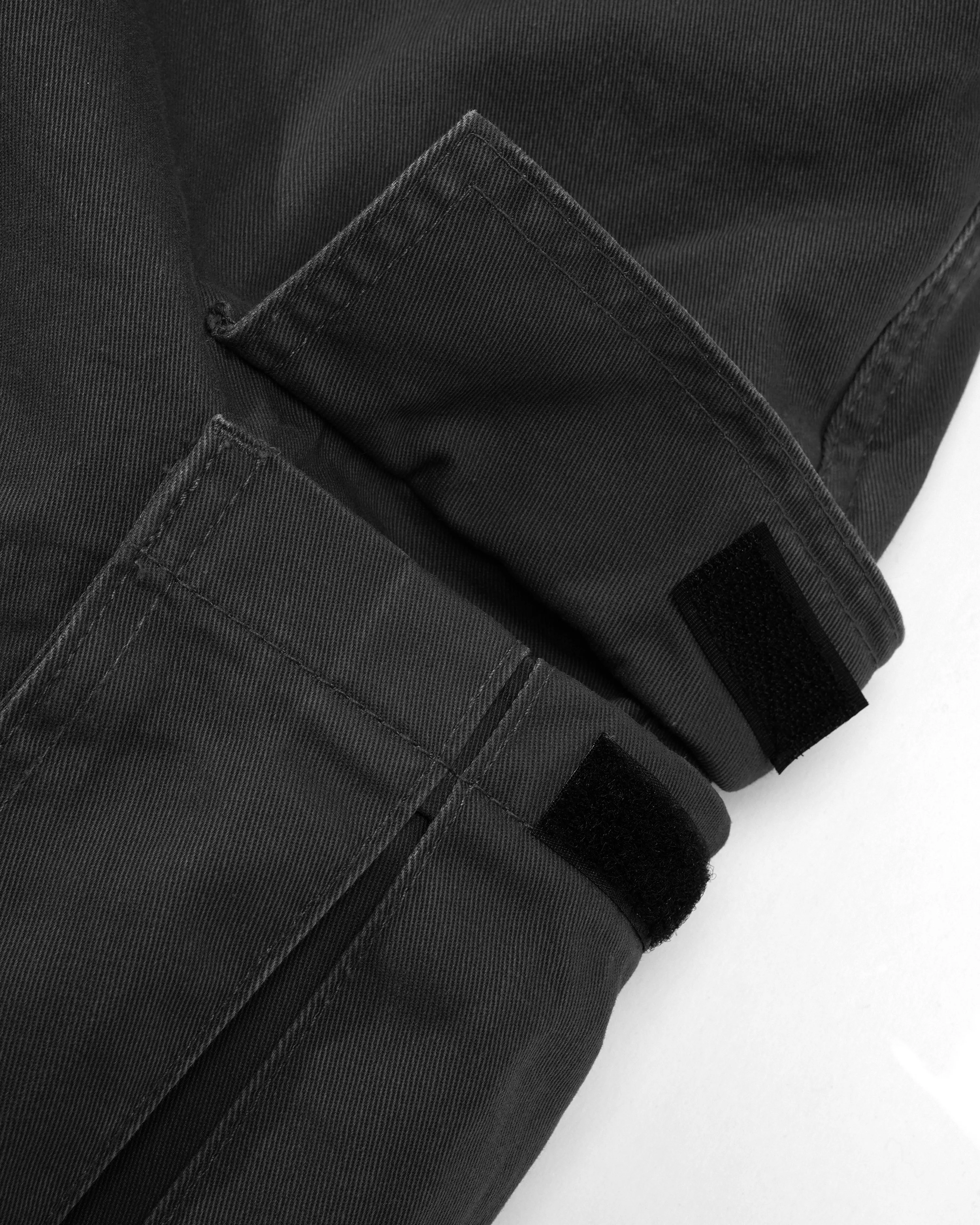 Butter Goods Patch Pocket Denim Jeans Field Cargo Shorts Washed Black