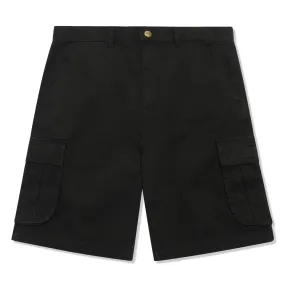 Butter Goods Patch Pocket Denim Jeans Field Cargo Shorts Washed Black