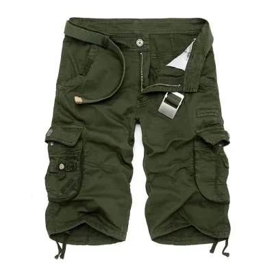 Camouflage Camo Cargo Mens Loose Work Shorts Military Short  Pants