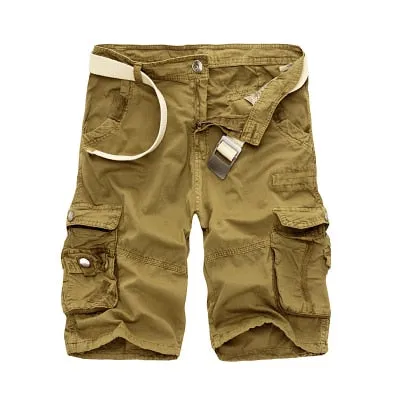 Camouflage Camo Cargo Mens Loose Work Shorts Military Short  Pants