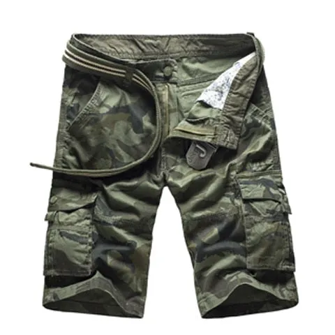 Camouflage Camo Cargo Mens Loose Work Shorts Military Short  Pants