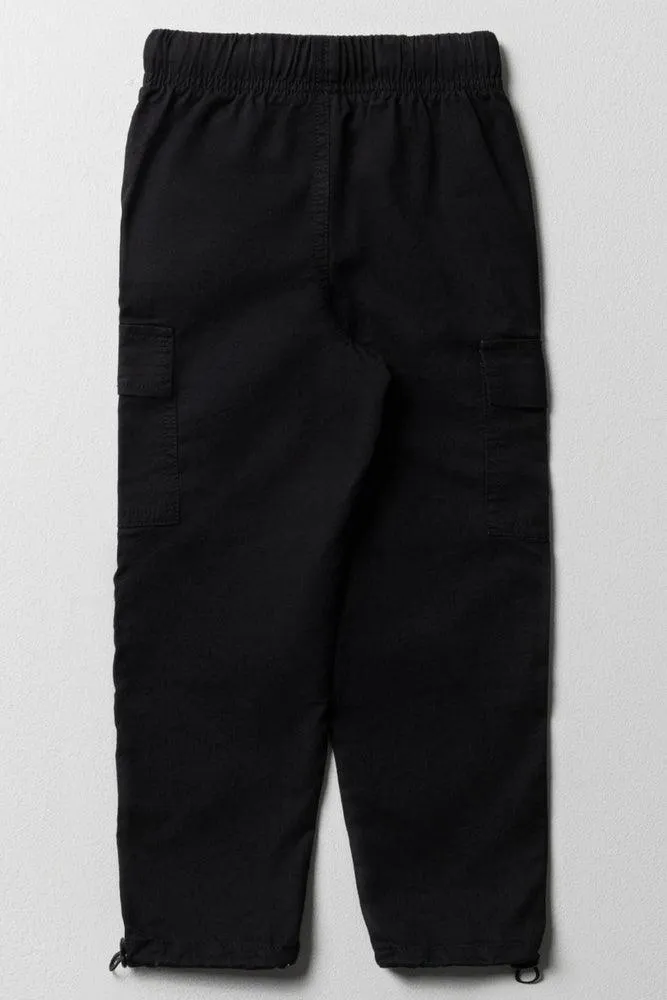 Cargo Jogger Pants Black