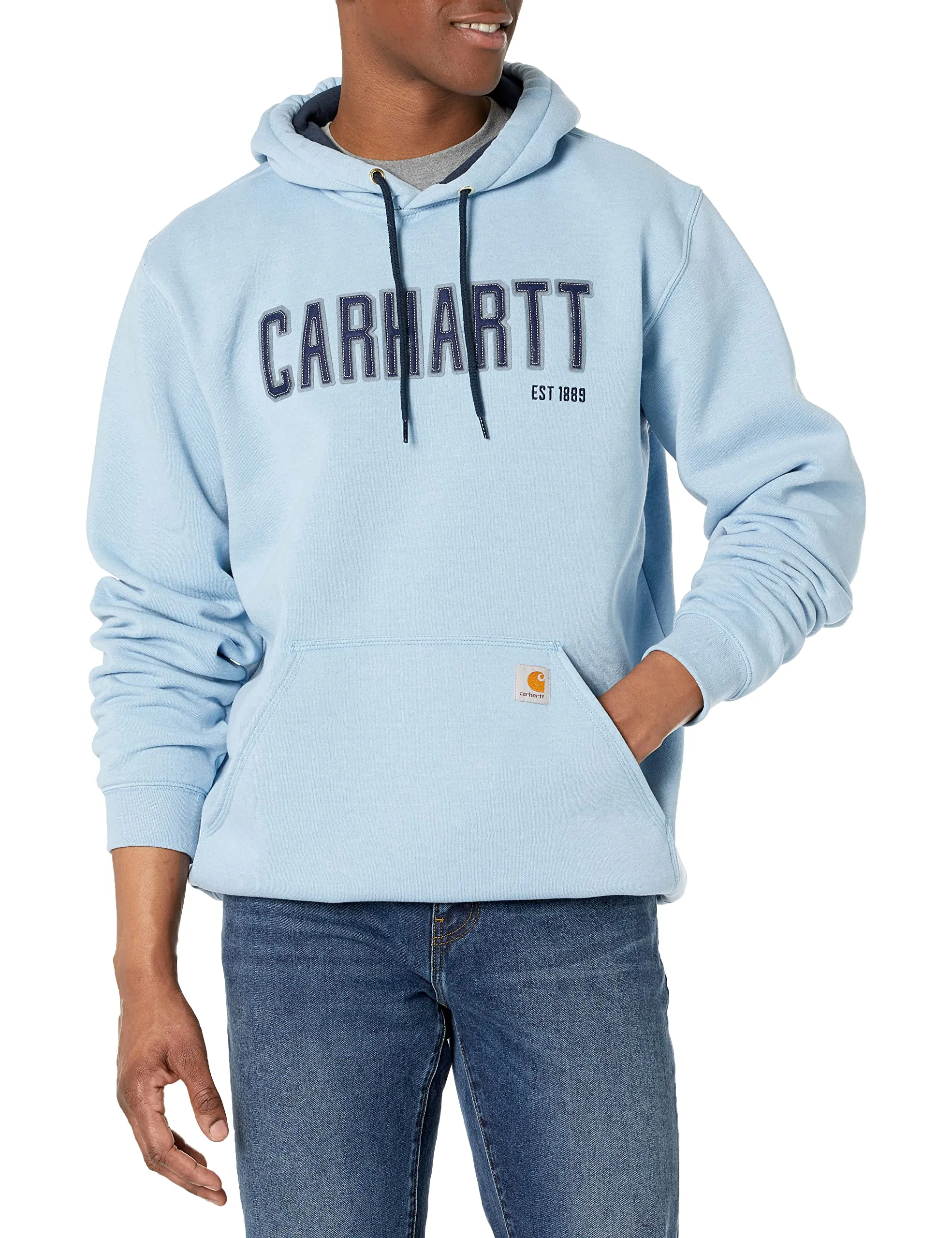 Carhartt 105494 Men's Loose Fit Midweight Felt Logo Graphic Sweatshirt