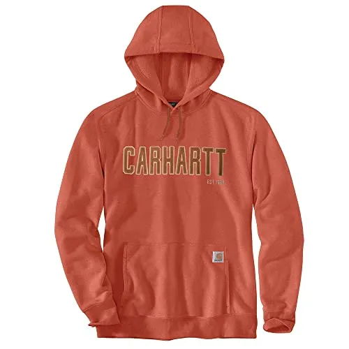 Carhartt 105494 Men's Loose Fit Midweight Felt Logo Graphic Sweatshirt