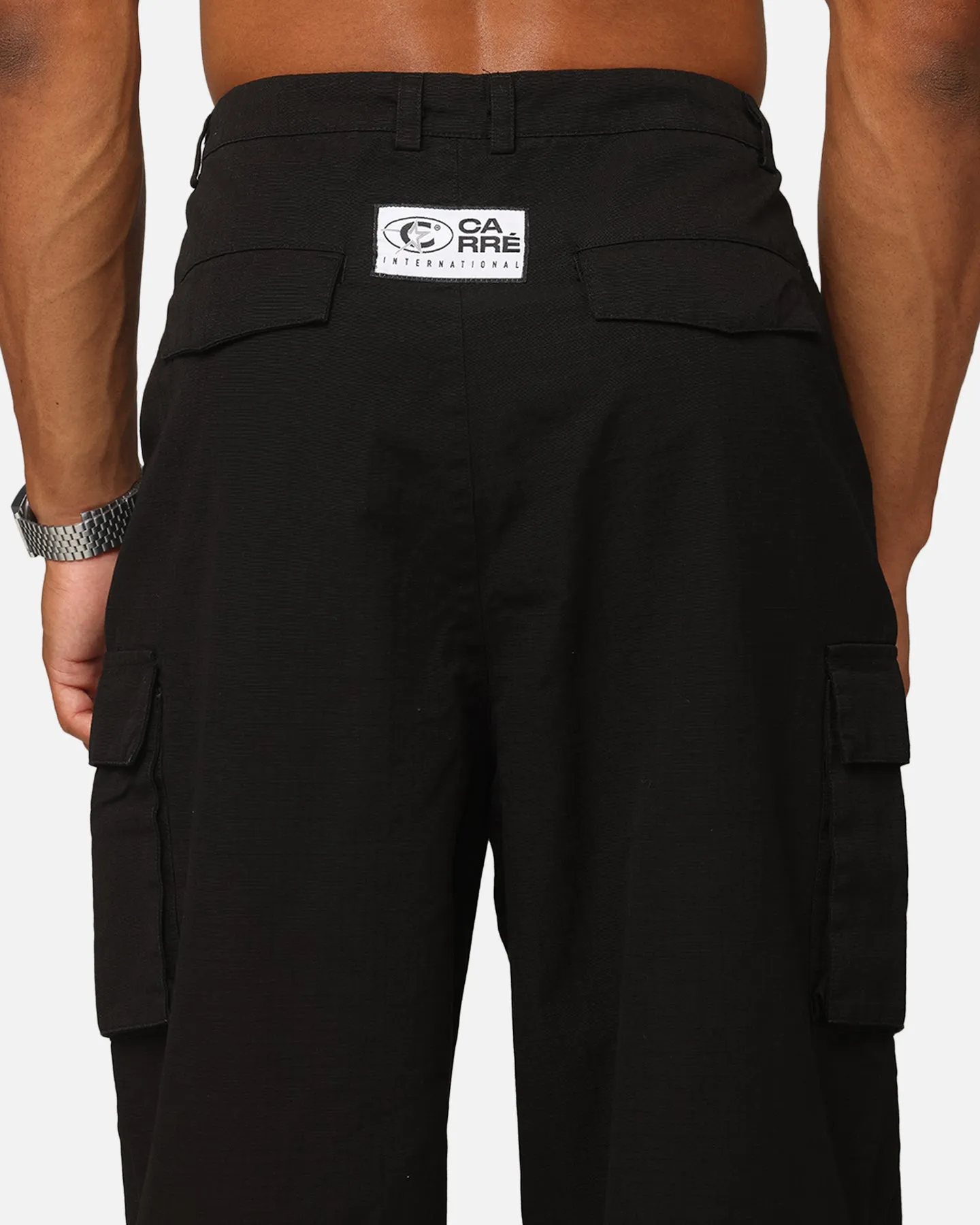 Carre Tactical Baggy Cargo Pants Black