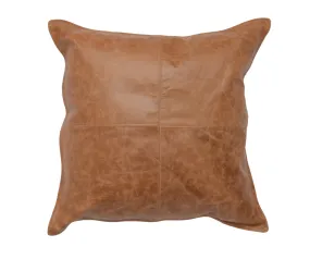 Chestnut Leather Pillow