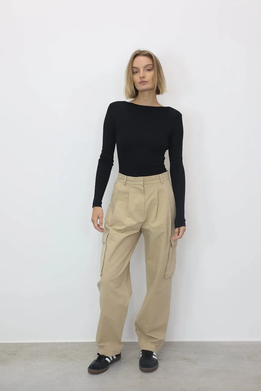 CLEMENCE STRAIGHT CARGO PANTS