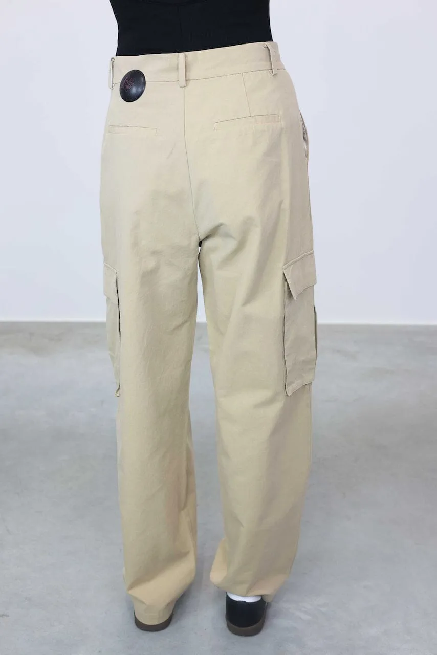 CLEMENCE STRAIGHT CARGO PANTS