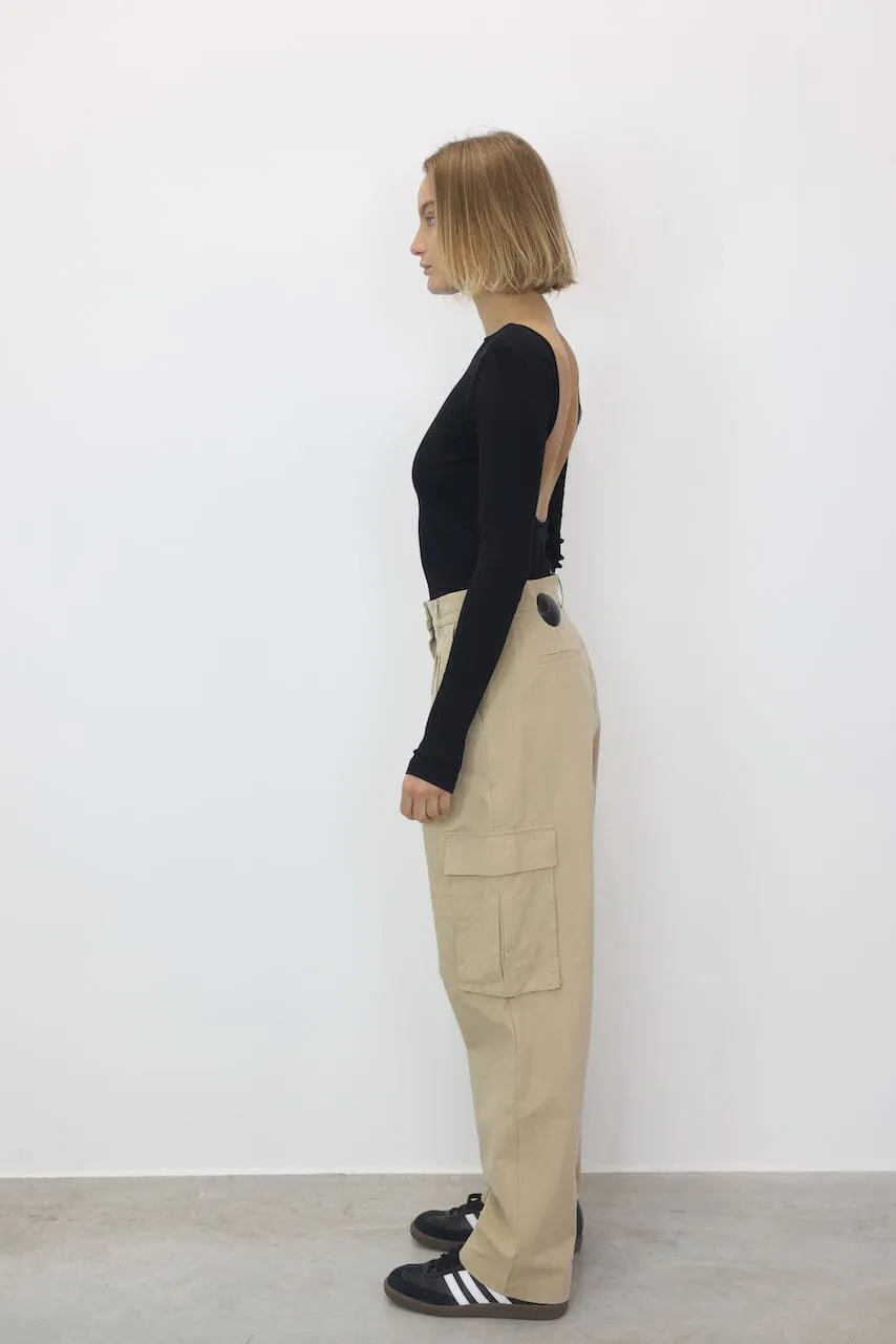 CLEMENCE STRAIGHT CARGO PANTS