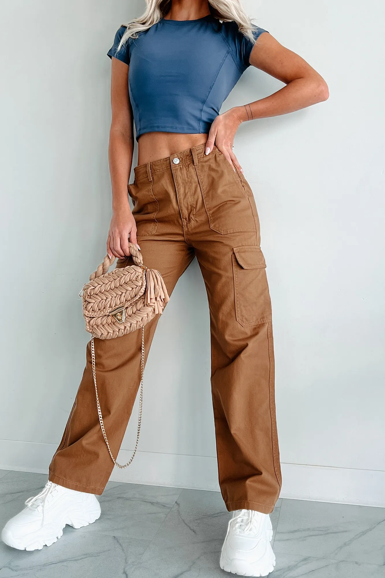 Colson Cargo Pants (Camel)