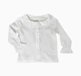 Cooper River Ruffle White Shirt (Toddler)