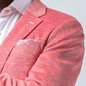 Coral Knit Blazer