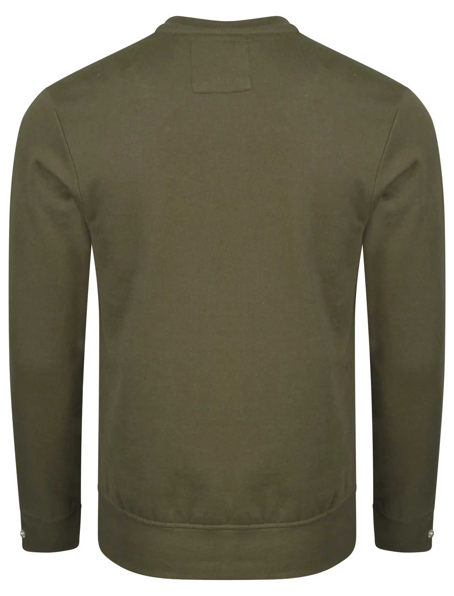 Darryl Double Pocket Crew Sweatshirt In Khaki