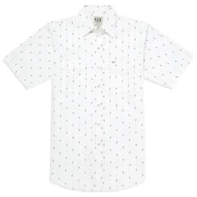 Diamond Aztec Shirt - White