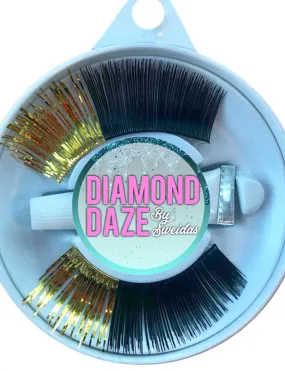 DIAMOND DAZE LASHES - BLACK & GOLD