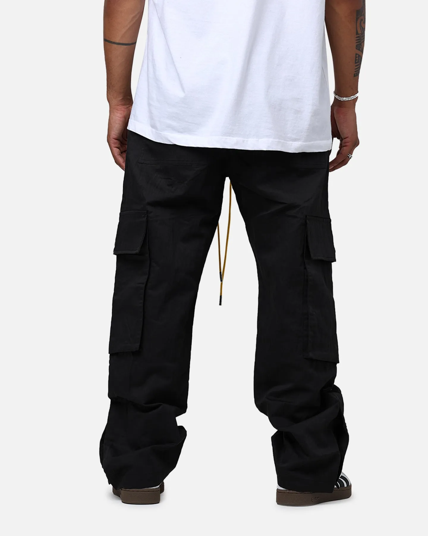 Diet Starts Monday Nylon Cargo Pants Black