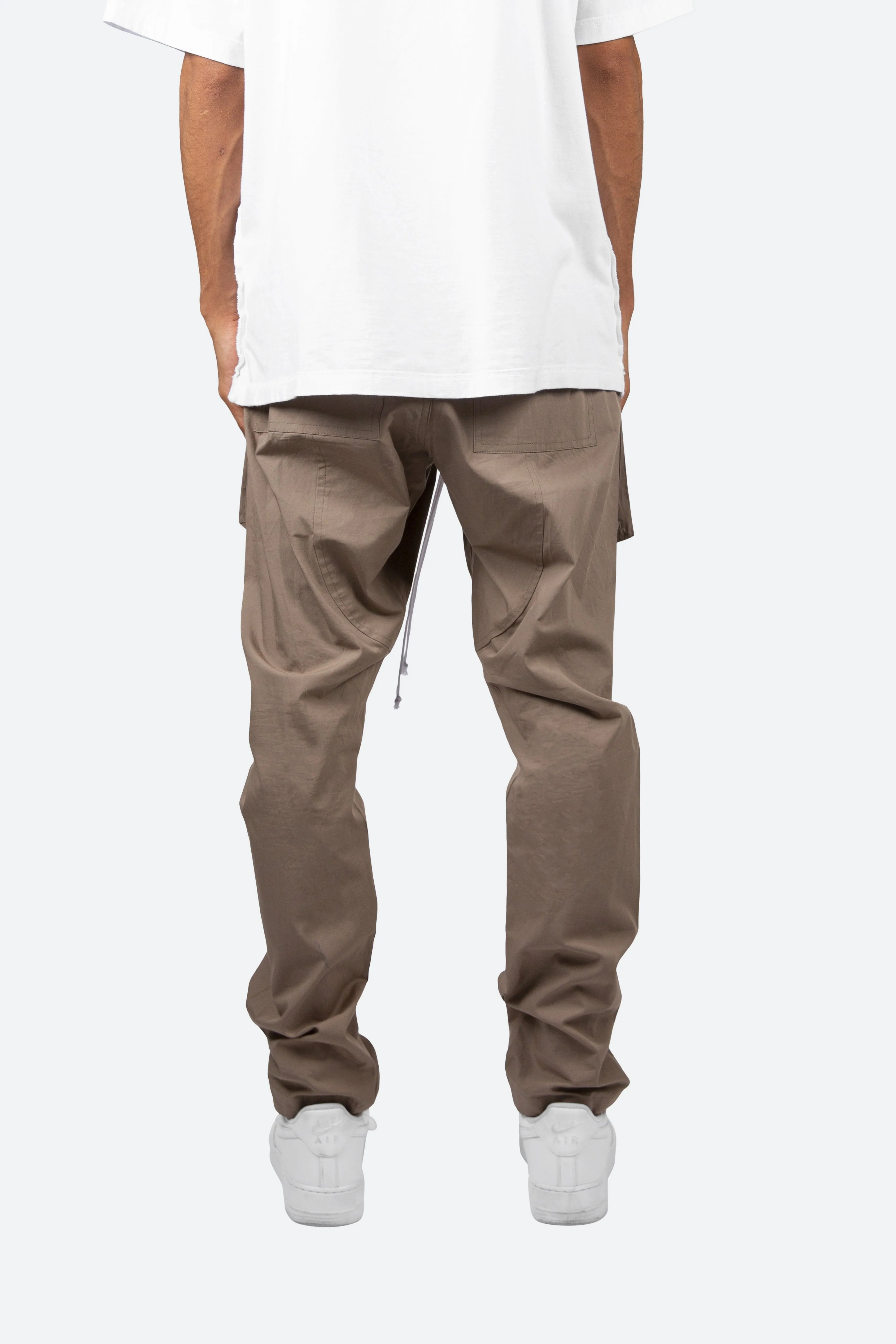 Drop Crotch Cargo Pants - Stone