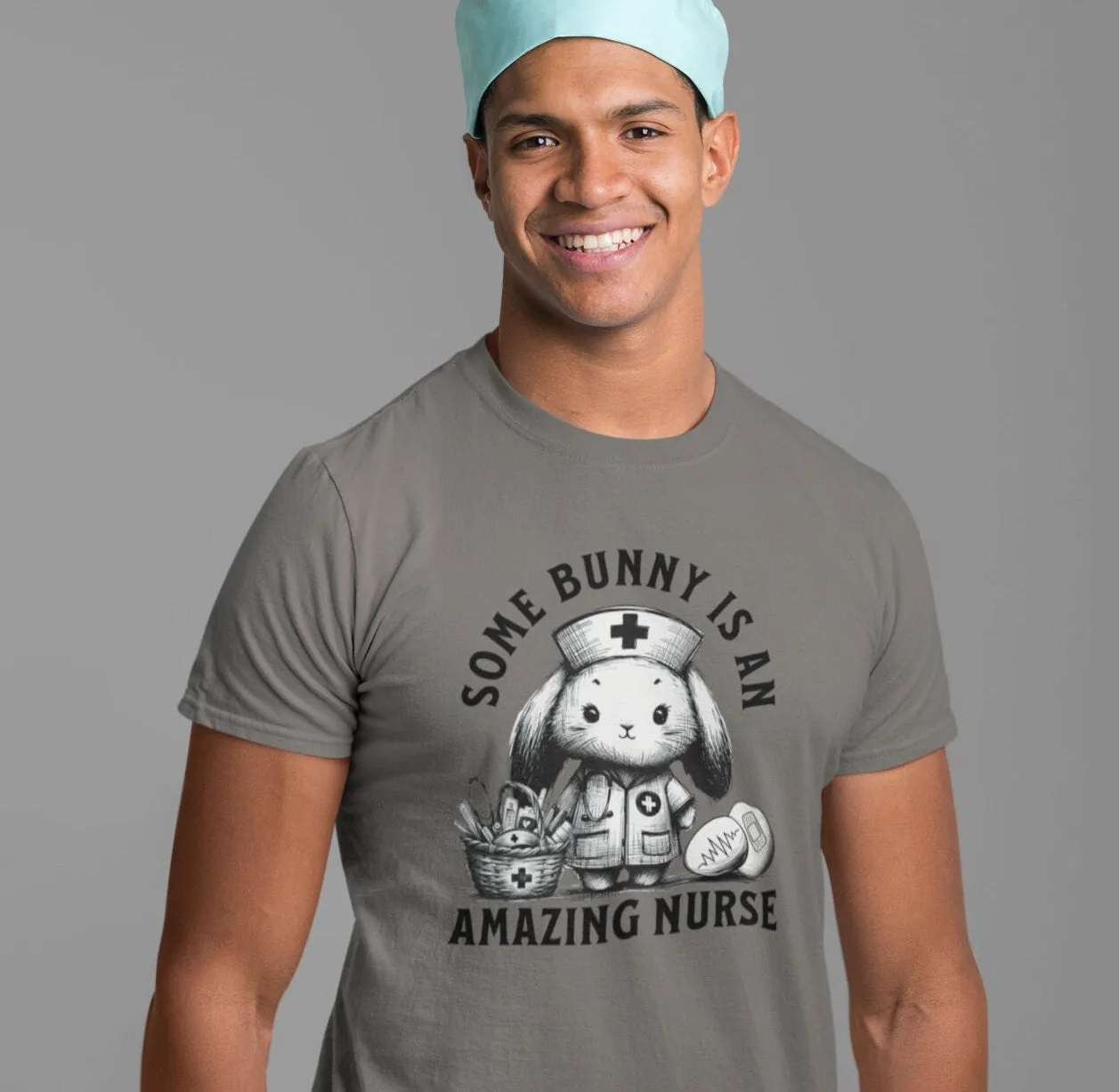 Easter Nurse Shirt, Nurse Appreciation T-Shirt, Cute Bunny Nurse Graphic Tee, Nursing Student Graduation Gift